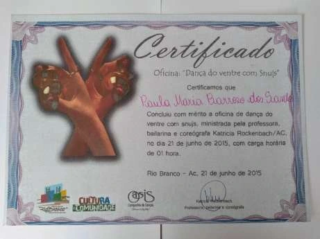 Certificado · oficina com snujs